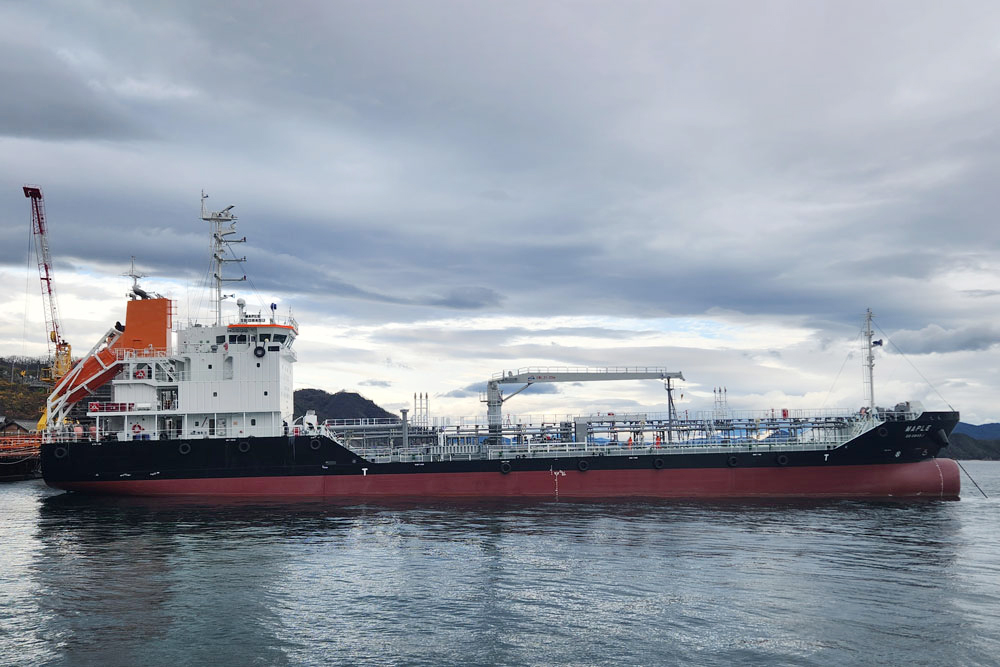 Die »Maple« wird Schiffe im Hafen von Singapur mit Methanol versorgen 
