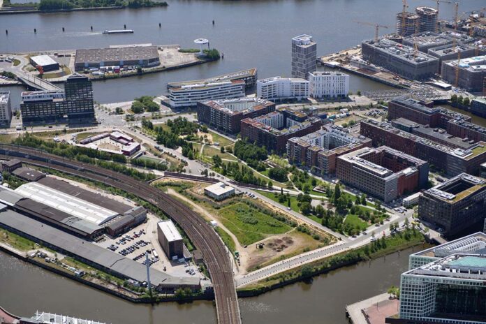 Standort der neuen Deutschlandzentrale von MSC in Hamburg HafenCity Ericuspitze Fotofrizz