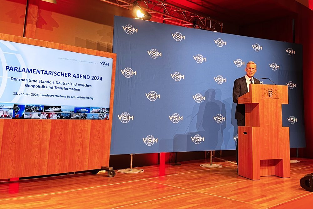 Harald Fassmer, VSM, Schiffbau, Parlamentarischer Abend, 18.01.2024