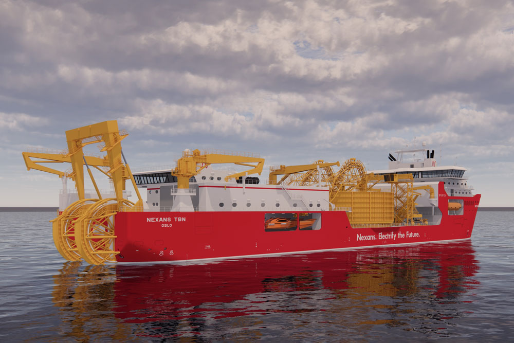 Das neue Kabellegerschiff entsteht auf der norwegischen Werft Ulstein