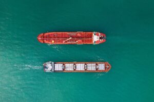 Bulker, Tanker, Luftbild, DNV