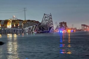 Brücke, Havarie, Baltimore, Containerschiff, Baltimore, Harford County MD Fire & EMS