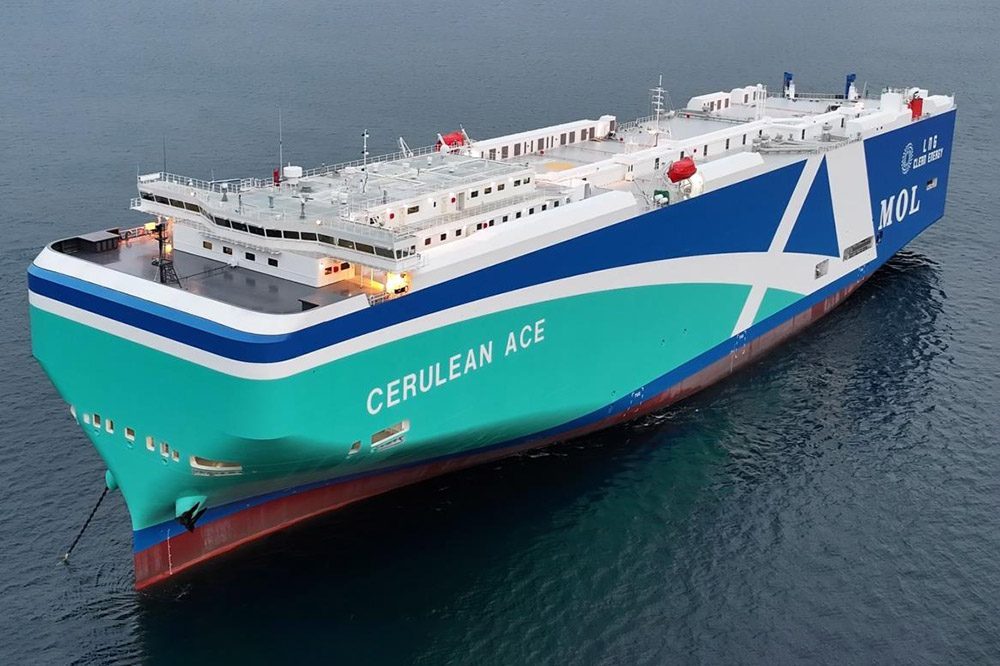 MOL, 100, Neubau, LNG, Car Carrier, Cerulean Ace
