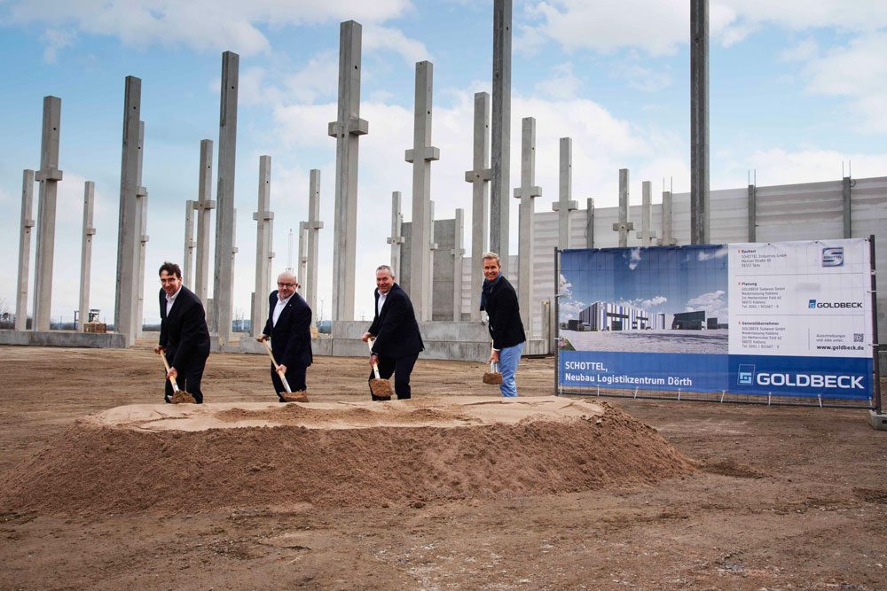 Spatenstich für ein neues SchottelLogistikzentrum