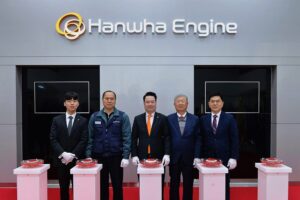 Zeremonie zur Gründung der Schiffsmotorenmarke Hanwha Engine launch ceremony