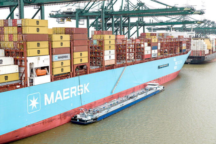 Ane Maersk, Methanol, Antwerpen