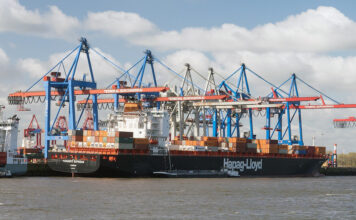 Containerschiff Hapag-Lloyd-Hamburg Hafen
