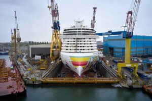 Fincantieri, Norwegian, NCL, Prima, Kreuzfahrt, Stapellauf, Marthera