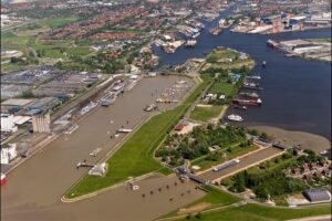 Emden, Seeschleuse, Niedersachsen