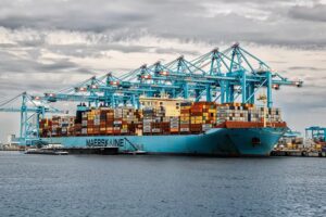Maersk, Schiff, Hafen, ME2, Dienst