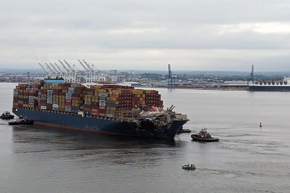 Versicherung, Dali Containerschiff Hafen Baltimore