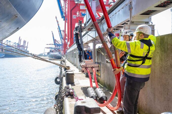 Landstrom, Eurogate, HPA, Hamburg, Containerschiffe