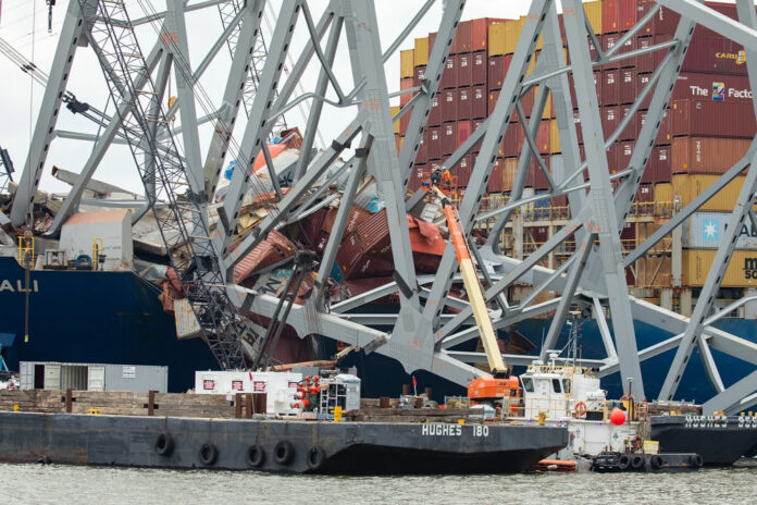 Francis Scott Key Bridge, Dali, Containerschiff, Baltimore, Koll