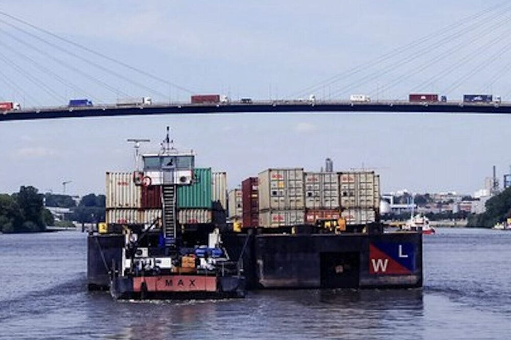 Vollers, Hamburg, Schutentaxi, Container
