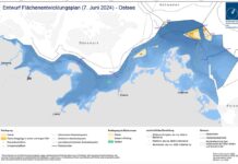 BSH, Offshore, Windpar, Juni 2024, Ostsee