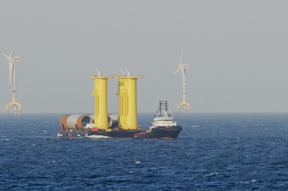 Baustart Offshore-Windpark He Dreiht