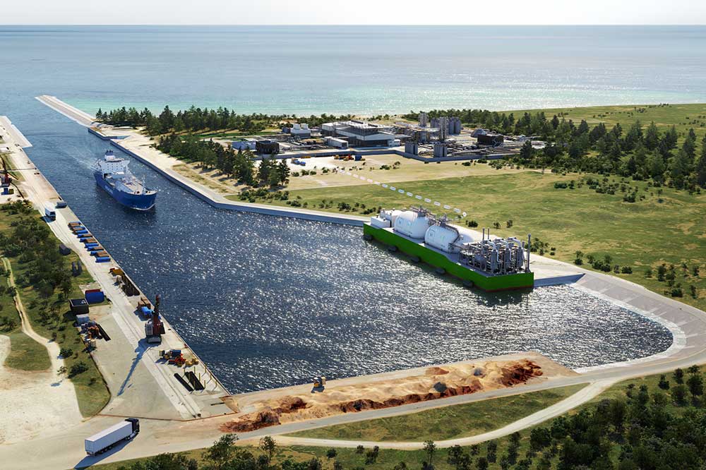 Lubmin, Import, FSRU, Wasserstoff, Ammoniak, Höegh