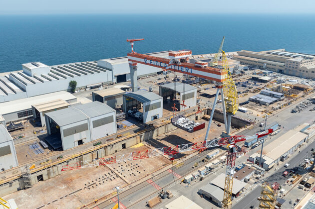 Fincantieri, Baustart, Kiellegung, Four Seasons, Ancona, Werft