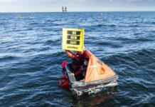 Greenpeace, One-Dyas, Nordsee, Borkum, Wattenmeer, Protest, Gasplattform, Gasförderung, Gas