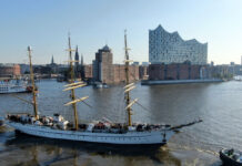 Gorch Fock, Segelschiff, Hamburg, Werft, NVL, Lürssen