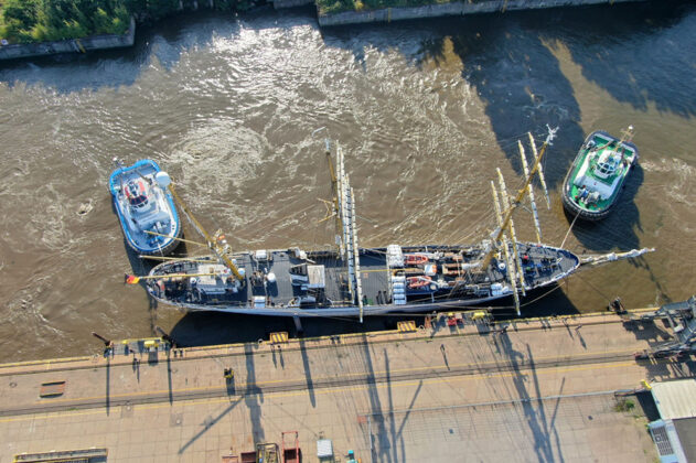 Gorch Fock, Segelschiff, Hamburg, Werft, NVL, Lürssen