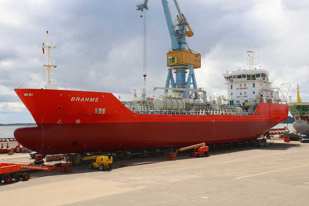 Brahms, Tanker, Strela, Stralsund