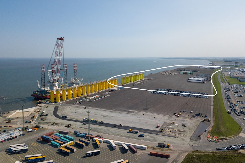 Entwurf des Hafenprofil s Cuxhaven.