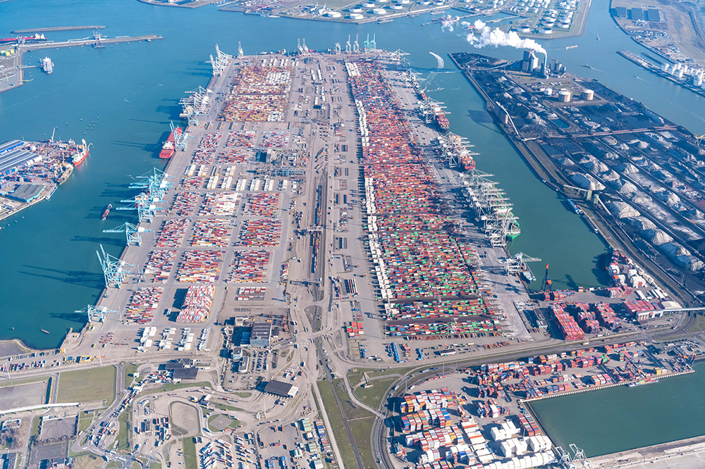 ECT, Rotterdam, Landstrom, Terminals, Container