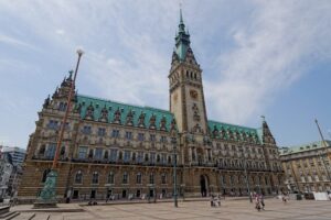 Hamburg, Rathaus, Sicher