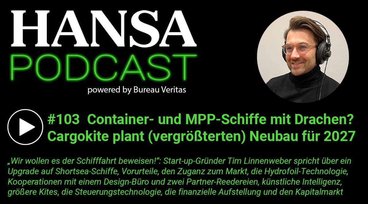 Podcast, Linnenweber, Cargokite, Container, MPP