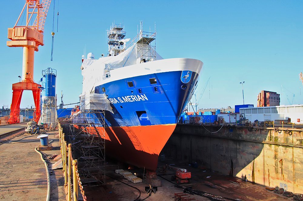 Maria S. Merian, Forschungsschiff, Briese, EWD, Emder Werft & Dock