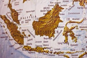 Asien, Südostasien, Malaysia, Indonesien, karte, Atlas, LNG
