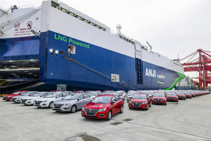 Car Carrier, China, SAIC Anji Logistics, Cosco