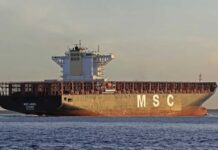 MSC, Anzu, USA, Containerschiff