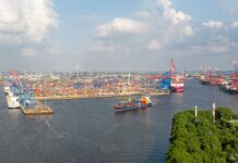 Hamburg, Hamburger Hafen, Umschlag, Container, HHM