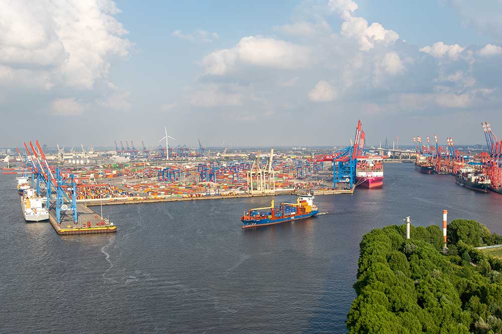 Hamburg, Hamburger Hafen, Umschlag, Container, HHM