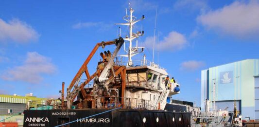 Annika, Tanker, Strela Shiprepair, Stralsund