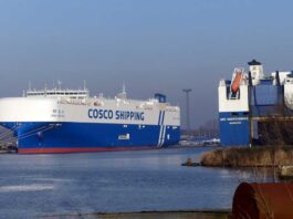 Cosco, Bremerhaven, BLG, „Gan Jiang Kou“, Car Carrier, PCTC, Autofrachter