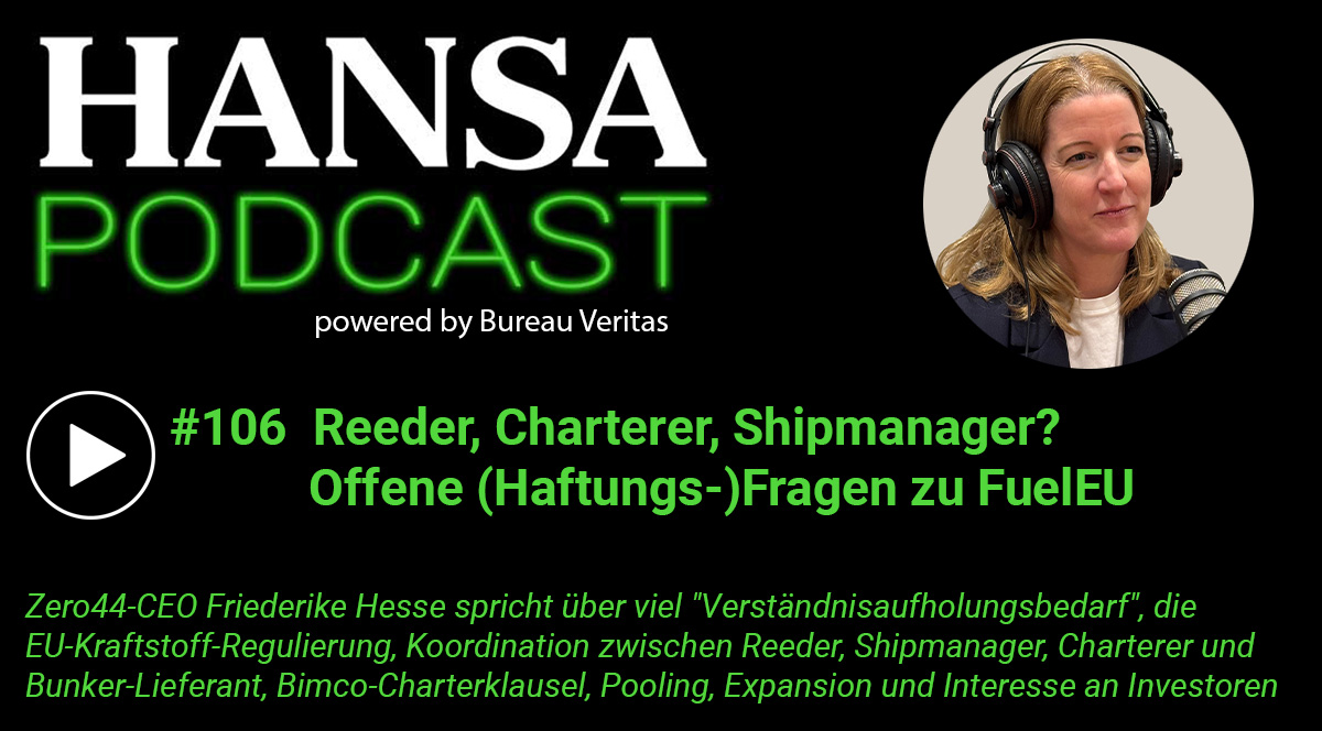 Hesse, zero44, Podcast, FuelEU Maritime