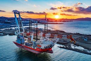 Cadeler, Wind Pace, Installationsschiff, Installation Vessel