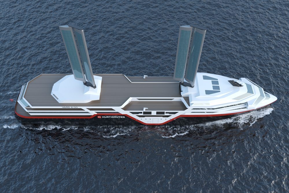 Hurtigruten, SeaZero, Neubau, emissionsfrei, Modell, Test