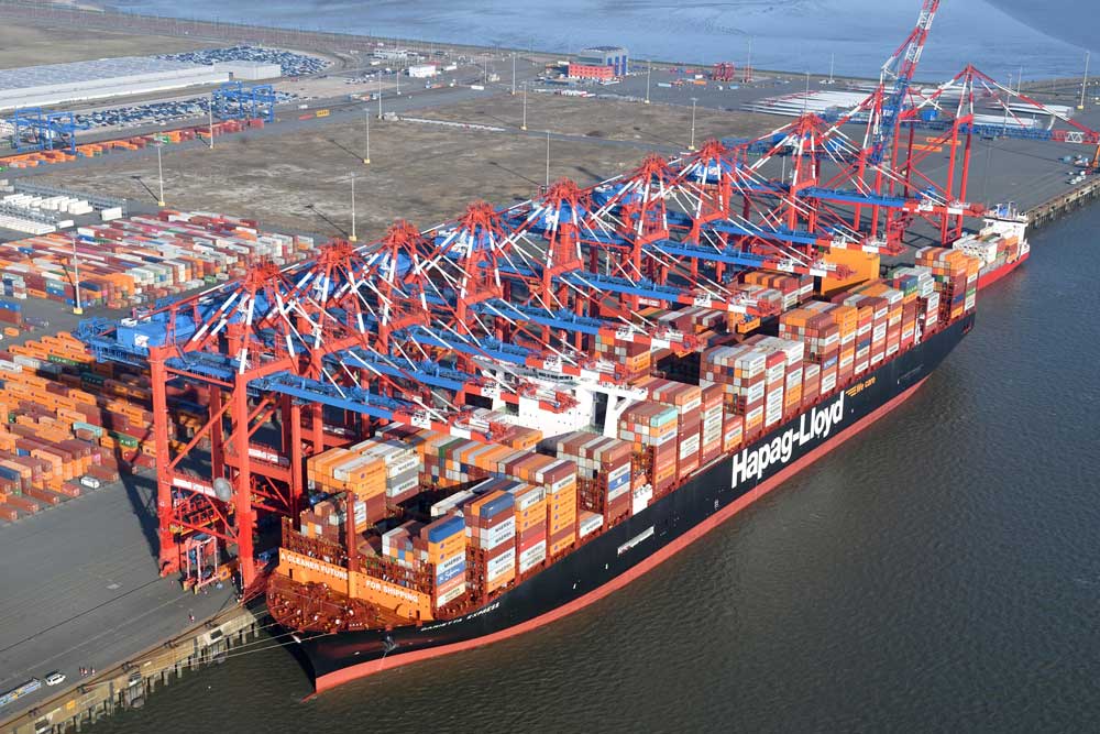 Hapag-Lloyd, Wilhelmshaven, Damietta Express, Megamax, Gemini