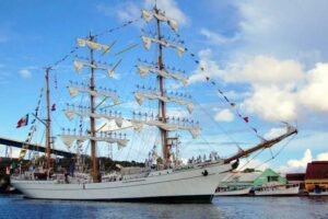 Cuauhtémoc, Mexiko, Dreimaster, Segelschiff