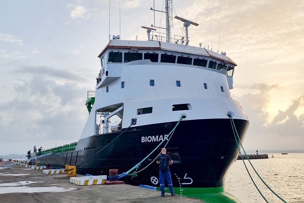Biomar ist das vorletzte Schiff einer Neubauserie für die ESL-Tochter AtoB@C (© ESL)