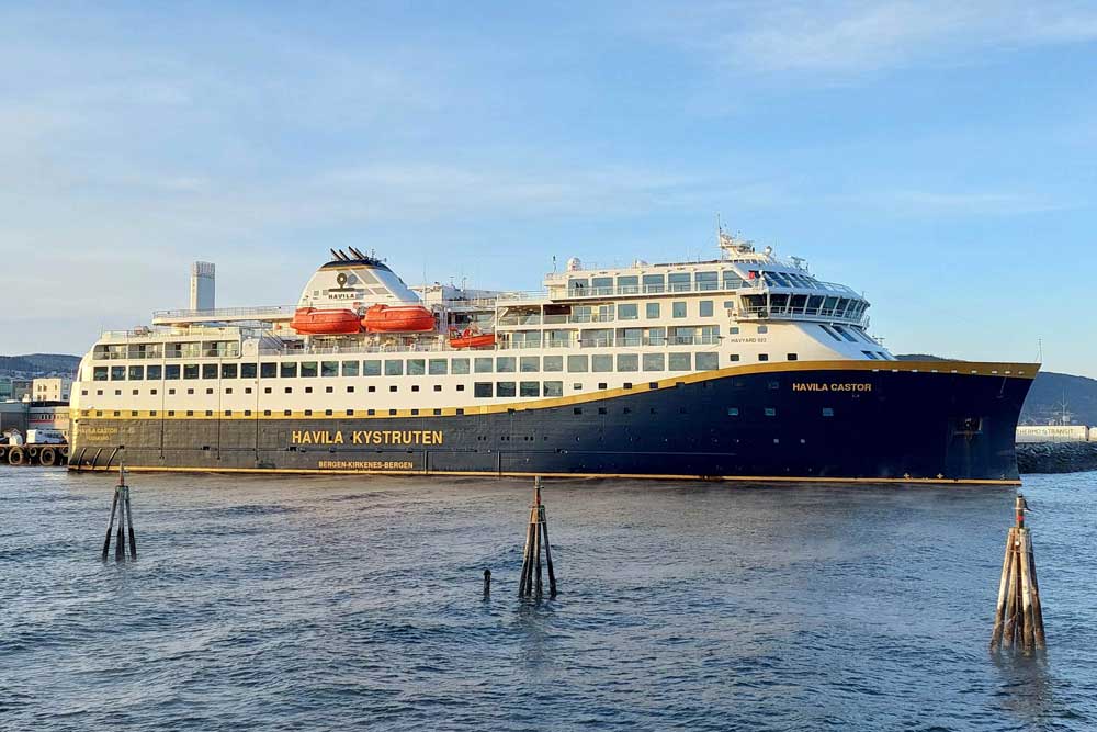 „Havila Castor“ in Trondheim