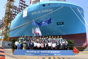 Berlin Maersk, Taufe, 17.480, Methanol