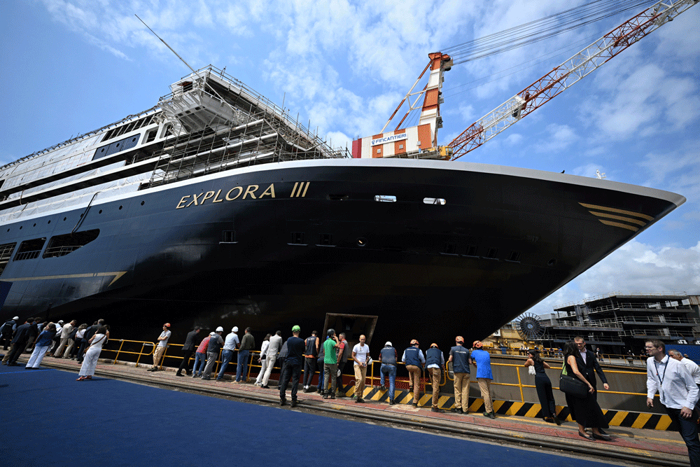 Stapellauf für MSC-Kreuzfahrtschiff „Explora III“