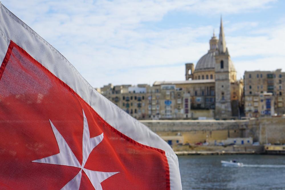 Die Flagge von Malta