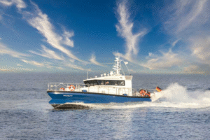 Fischereiaufsichtsboot „Goldbutt“, gebaut von Tamsen Maritim