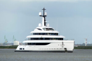 Lürssen-Yacht: Die "Ace 21" absolvierte ihre erste Probefahrt © C. Eckhardt